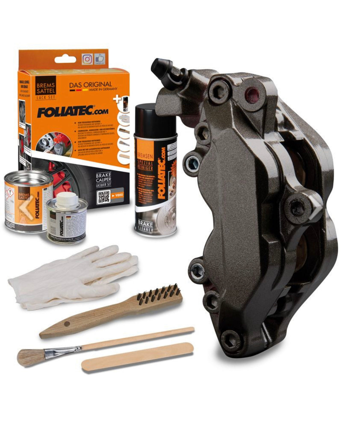 Foliatec Brake Caliper Lacquer Set - 3 Components - 17+ Colours Available!