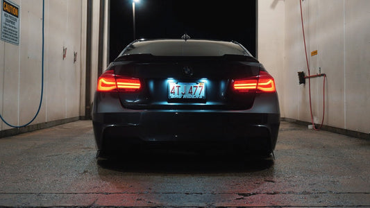 F30 E90 led numberplate