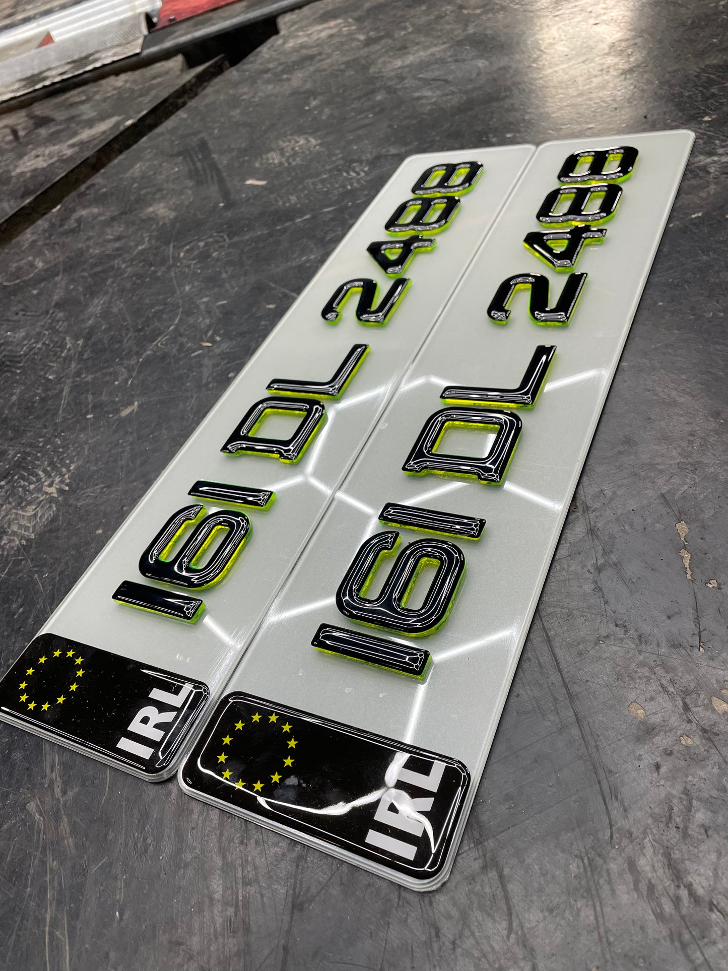 4d green with gel top