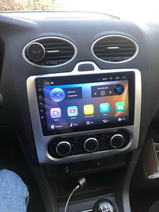 For Ford Focus MK2 2004-2011 9'' Android 11.0 Car Stereo Radio GPS Sat Nav WiFi