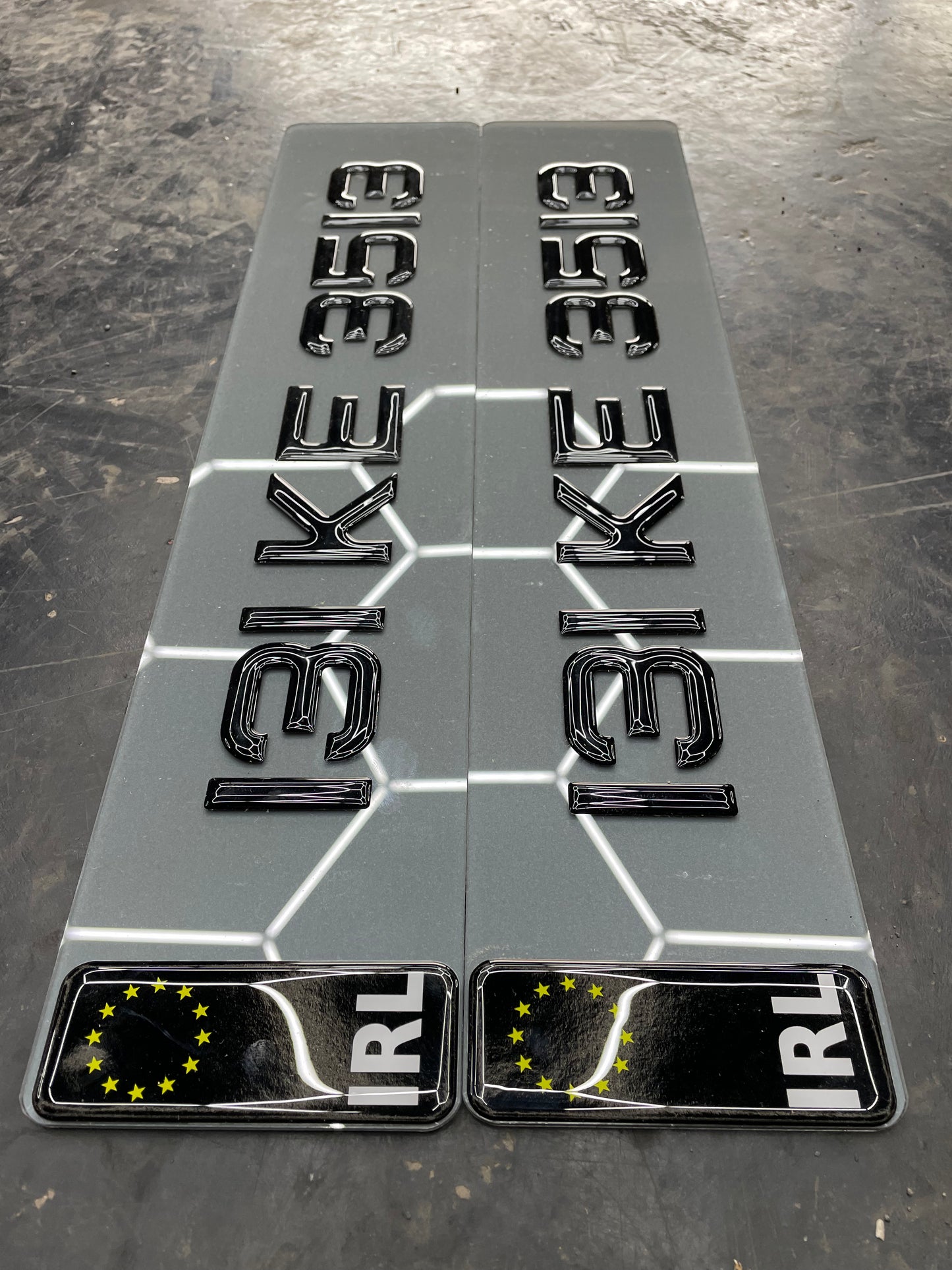 3D Tinted Black Gel Plates