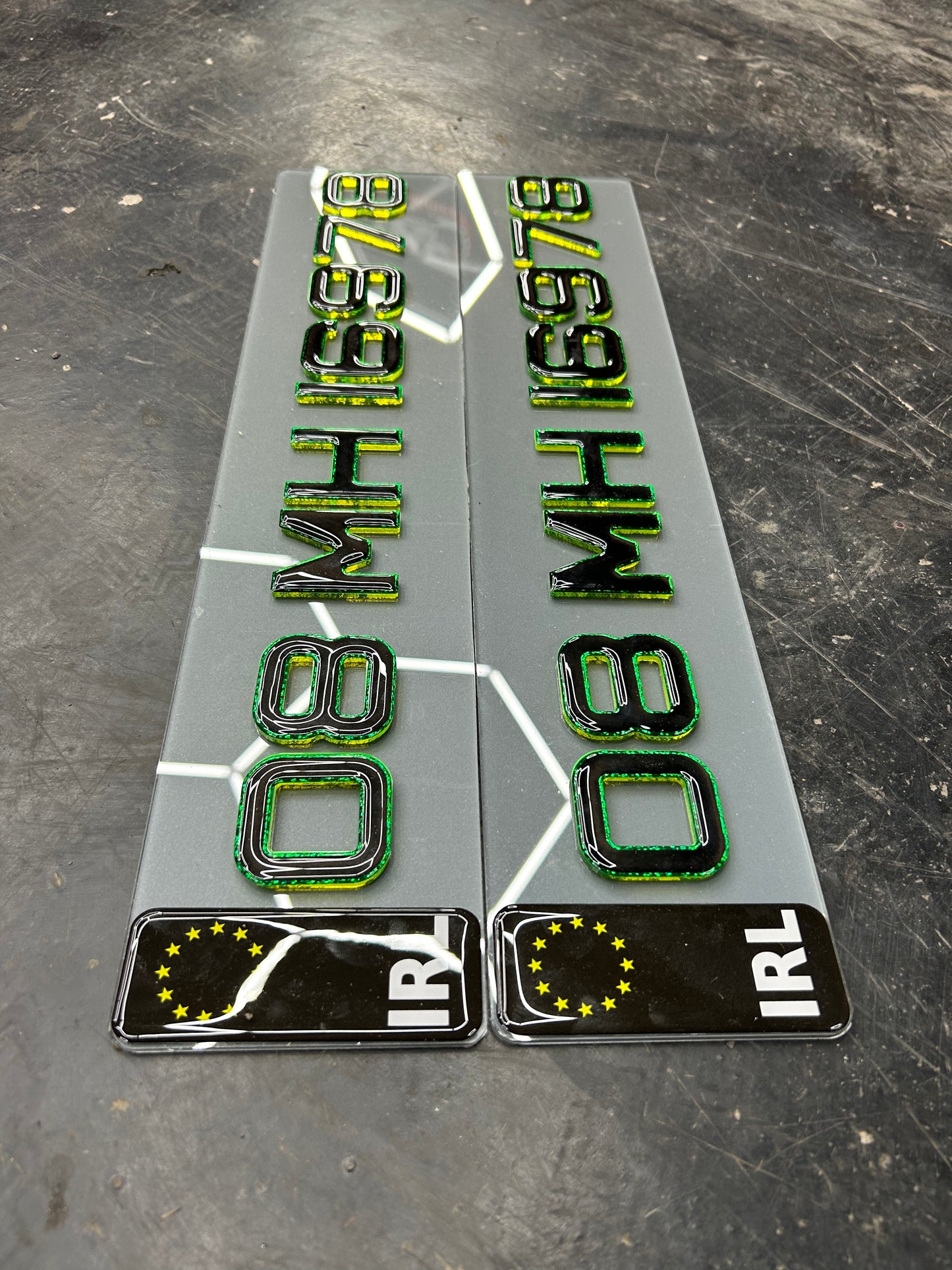 4D Green On Green Tinted