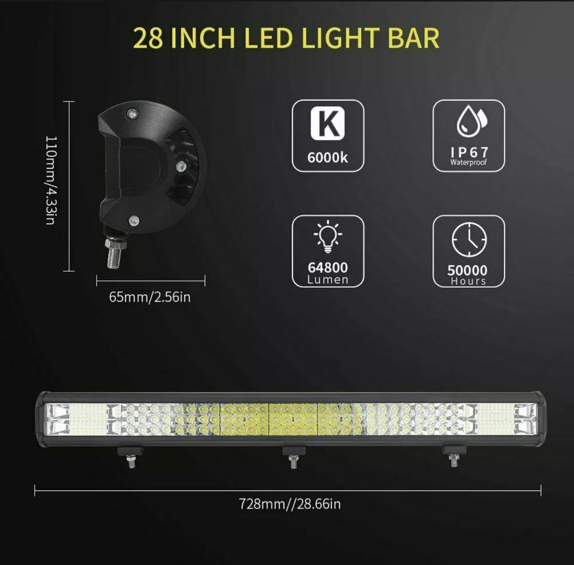 28” Led Bar