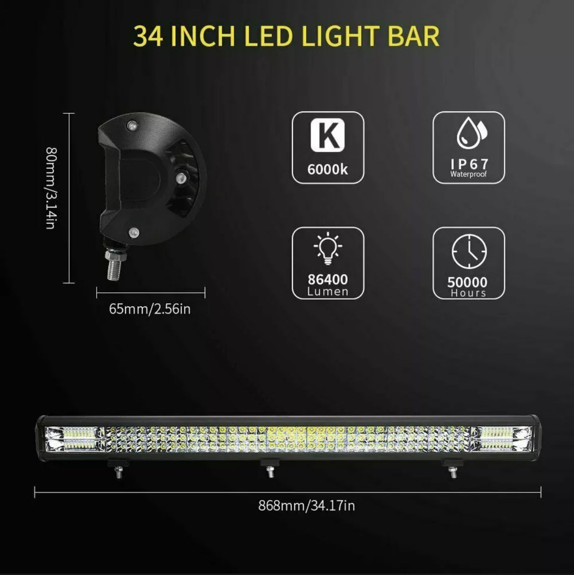 34” Led Bar