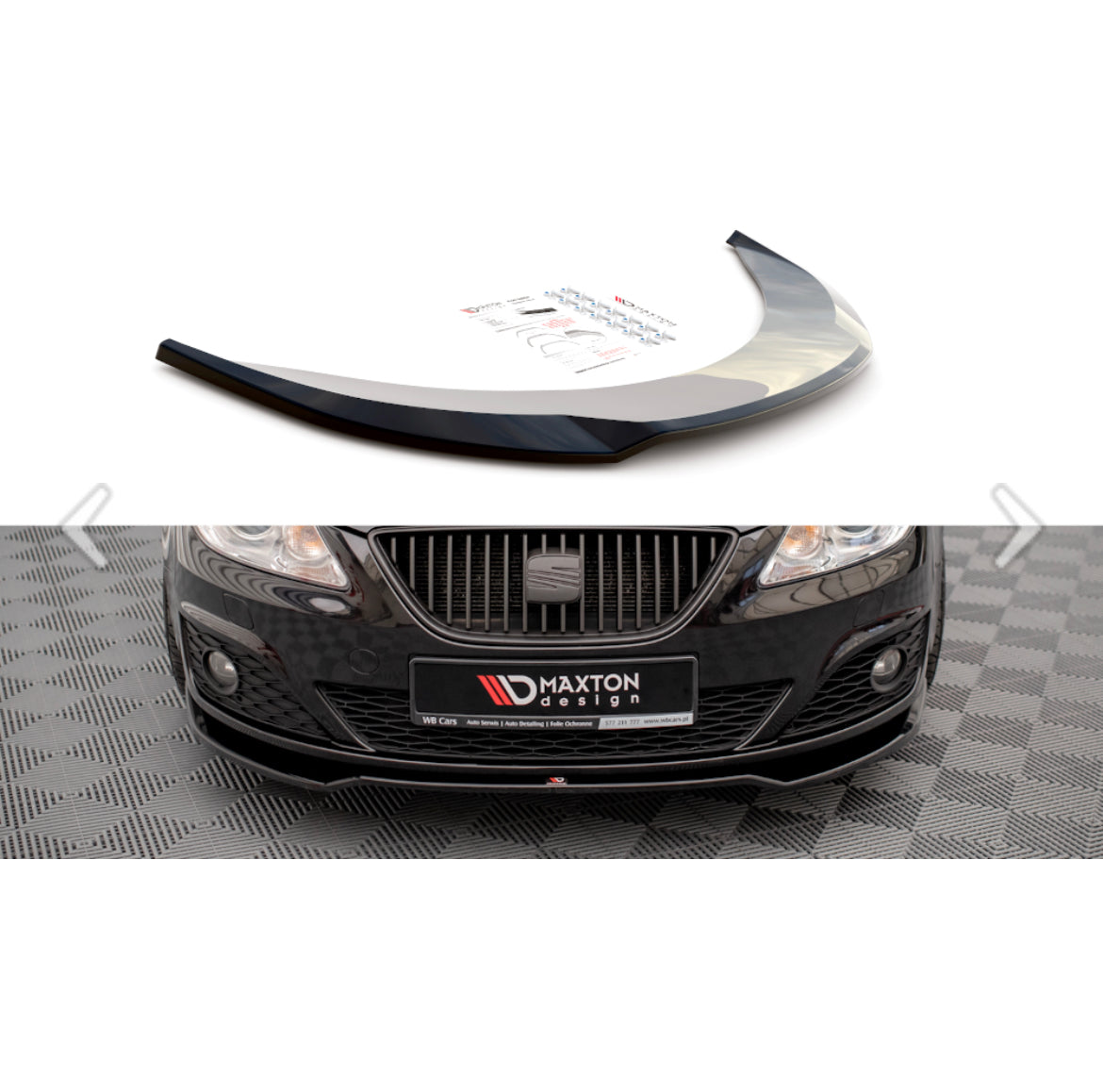 Seat Exeo 2008 - 2013 Maxton Splitter