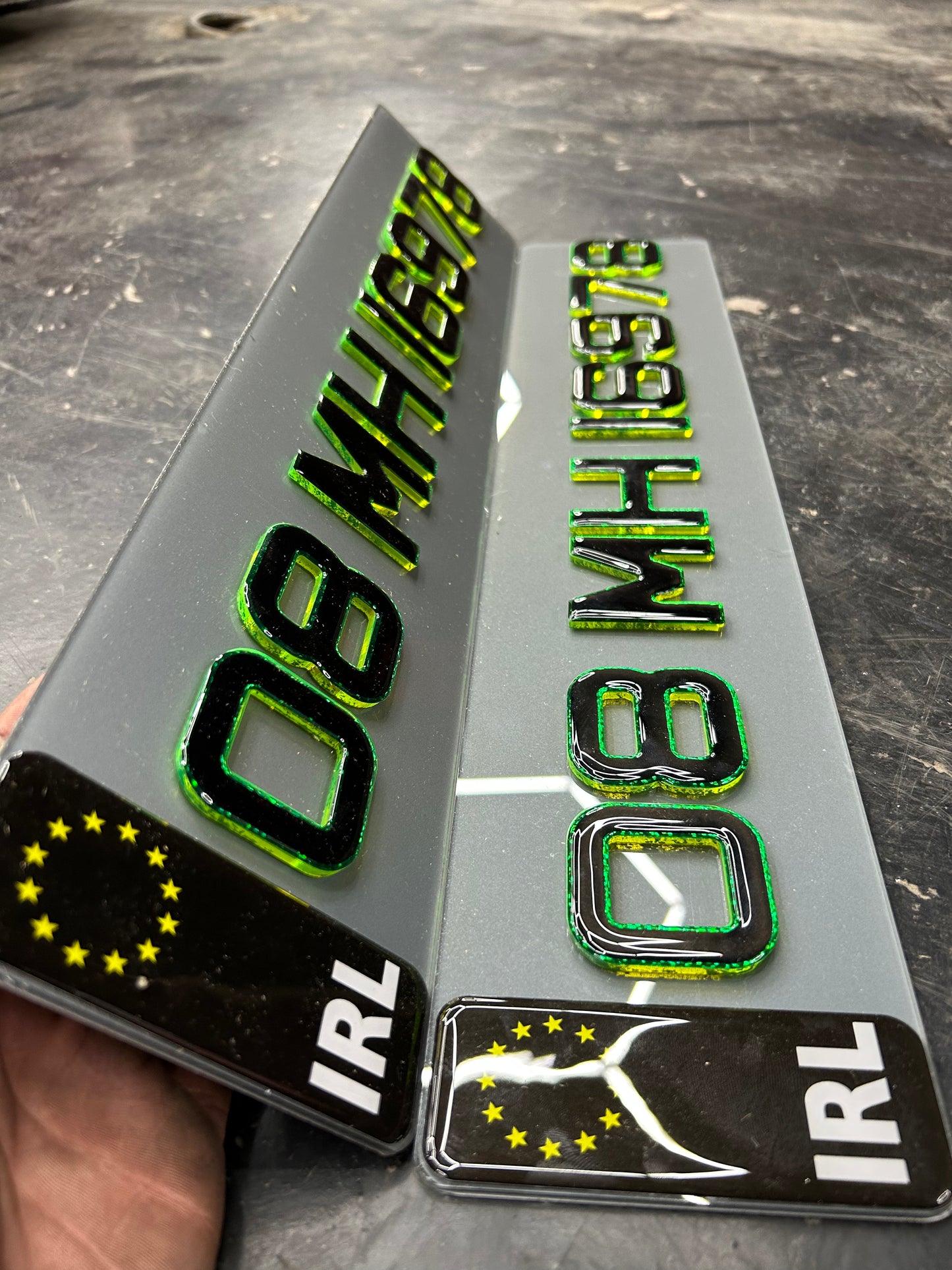 4D Green On Green Tinted
