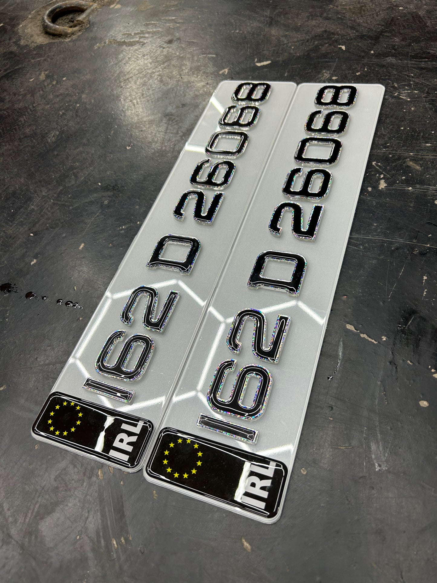 4D Clear With Silver Gel Top