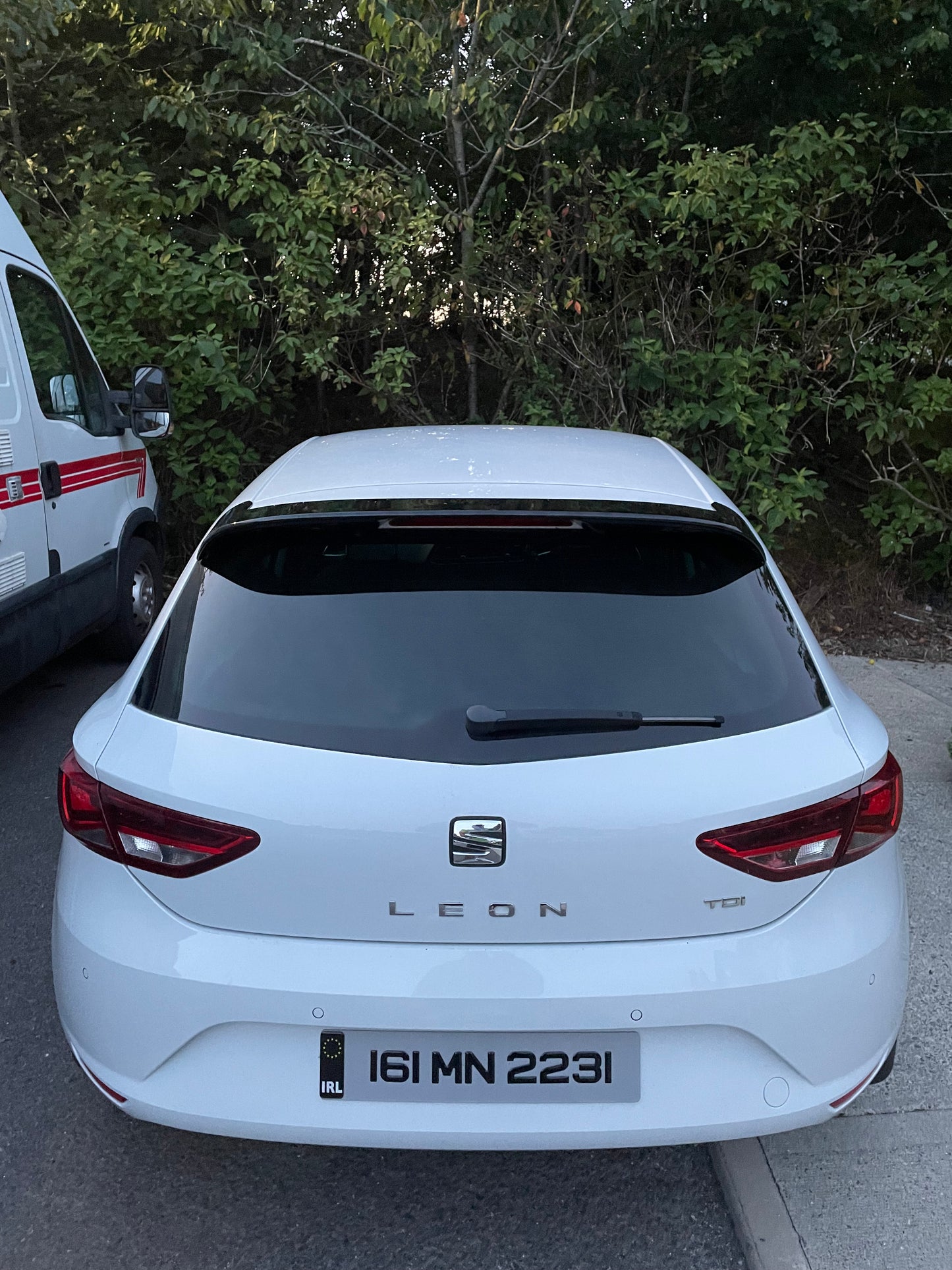 Seat Leon Mk3 5 Door Auto-Styles Gloss Roof Spoiler