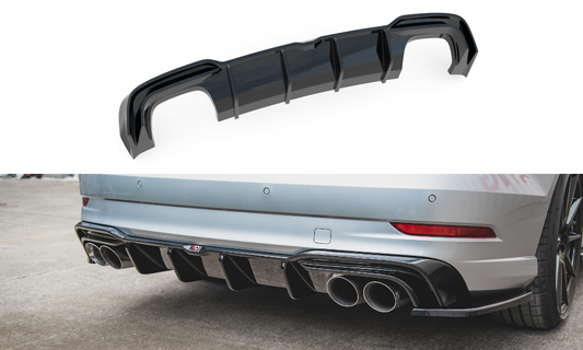 Audi A3 16+ S3 / S-Line Maxton Design Rear Quad Diffuser