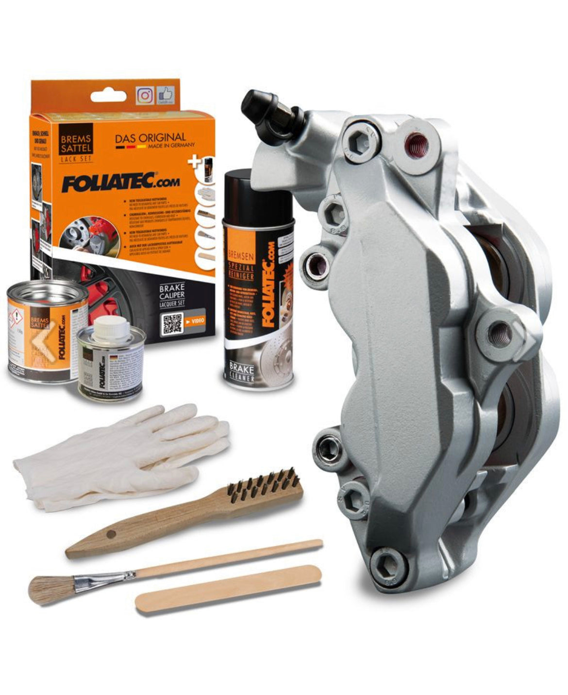 Foliatec Brake Caliper Lacquer Set - 3 Components - 17+ Colours Available!