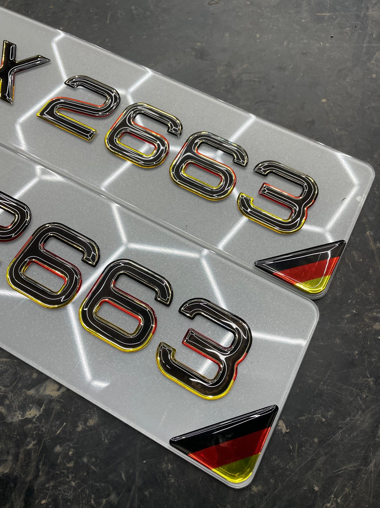 3D german gel plates Pair