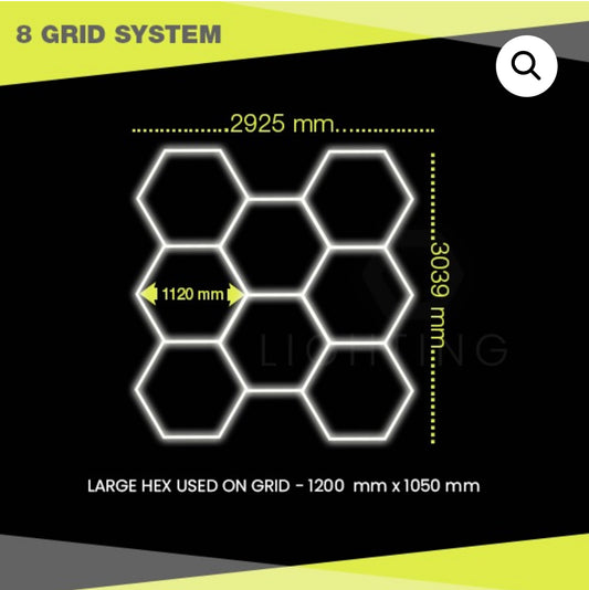 8 Grid Hexagon System