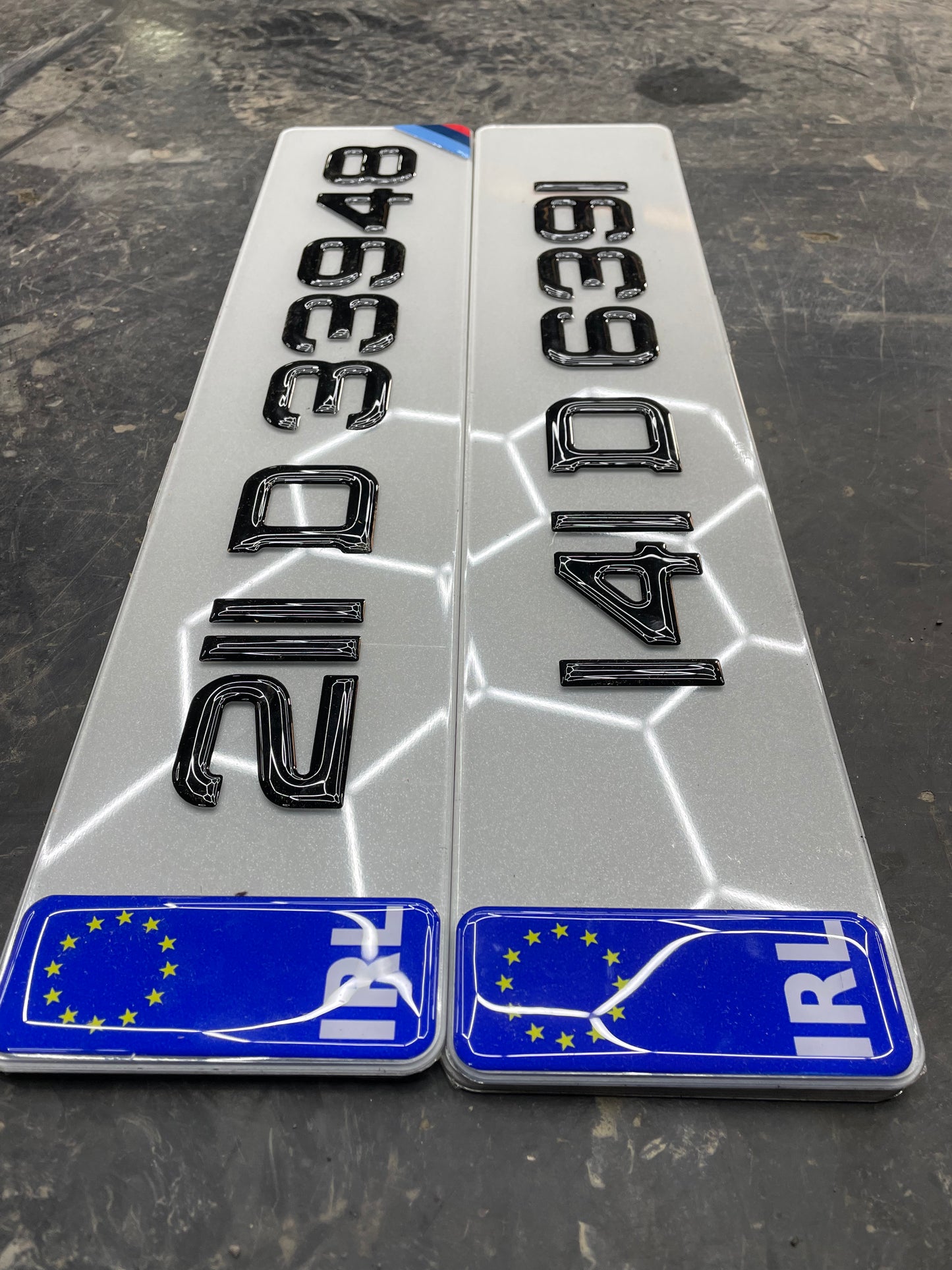 3D black gel plates