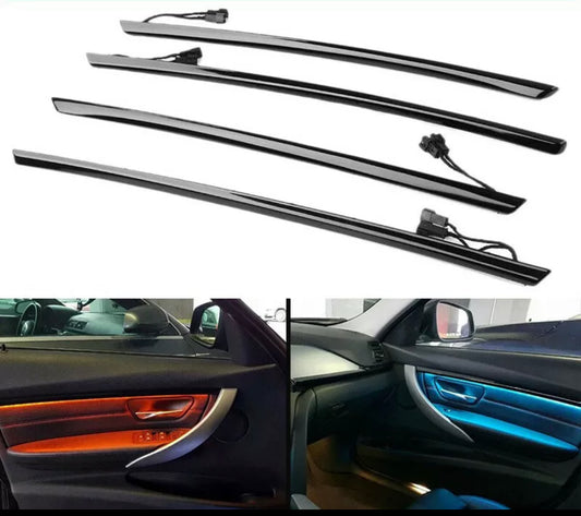 LED Ambient Interior Lights Black Door Trims BMW 3 Series F30 F31 320 325 330 35