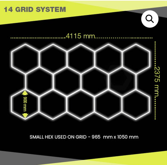 14 Grid Hexagon System