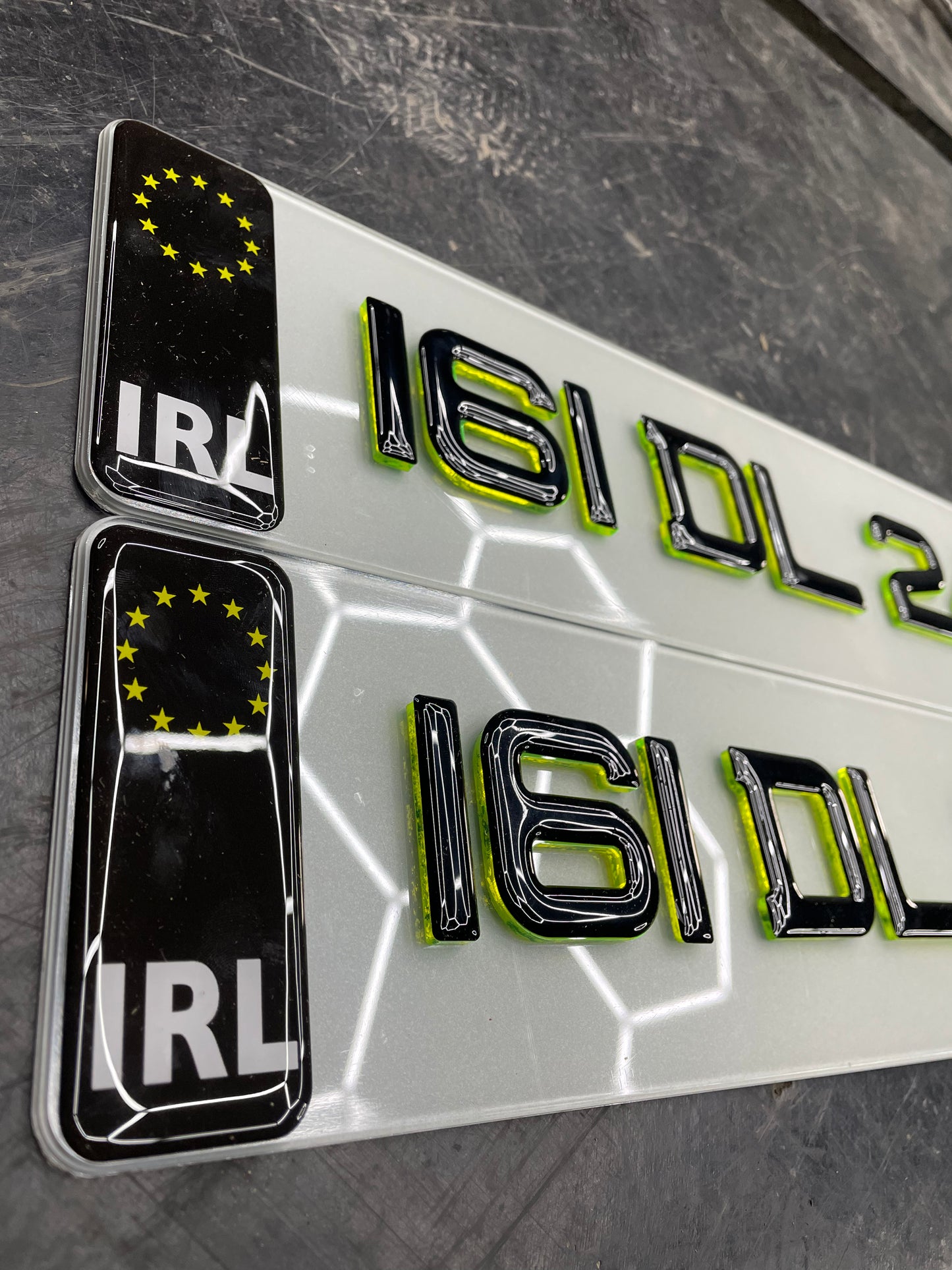 4d green with gel top