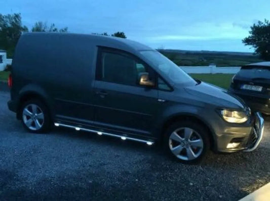 Caddy Chrome side bars with leds