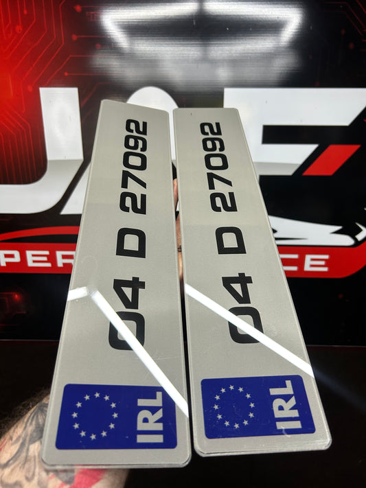 Printed plates Tinted