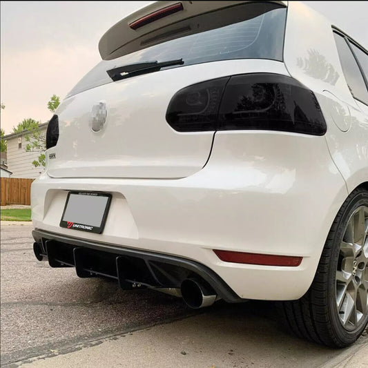Tail Lights SMOKED Rear Brake Lamps Fit VW Golf VI MK6 GTI R 2010-2014
