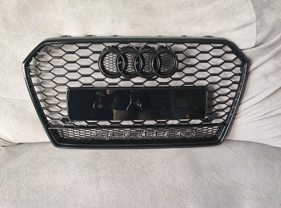 Audi A6 C7 Facelift Yrs 15-18 ,Honeycomb Black Grill RS6