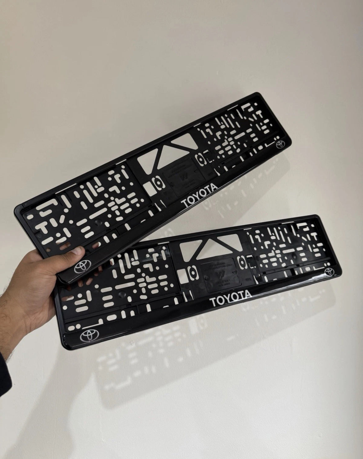 Number Plate Surround Gel Epoxy Dome badges (Pair)