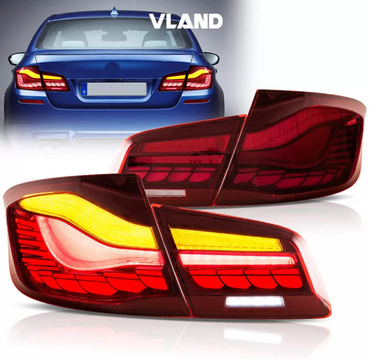 LED GTS Tail Lights For 5 Series BMW F10 F18 2011-2017 M5 w/Animation Rear Lamps