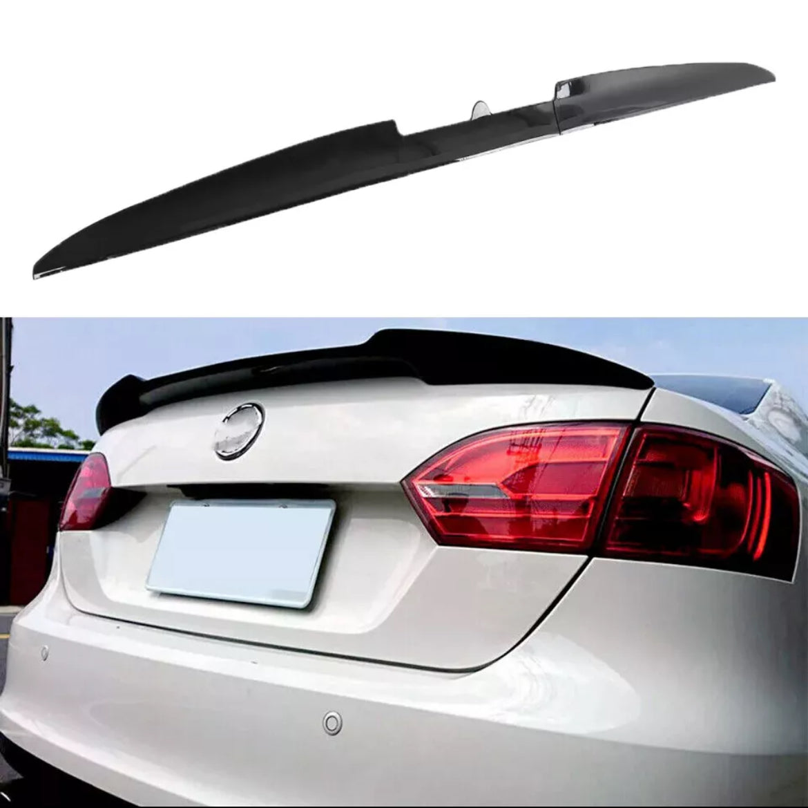 Jetta 6 high lift spoiler black