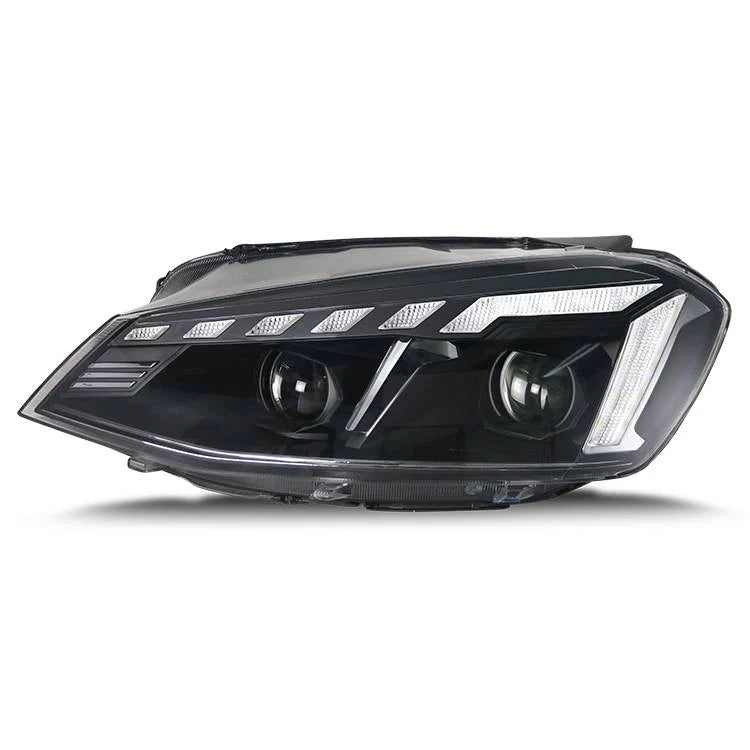 VW GOLF MK7 RS3 STYLE BI LED HEADLAMPS LED animation DRL SEQUENTIAL INDICATORS