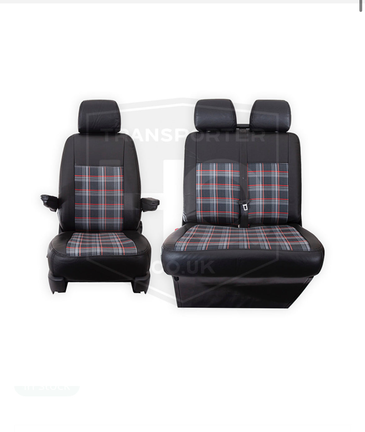 VW Transporter T5.1/T6/T6.1 – Seat Covers