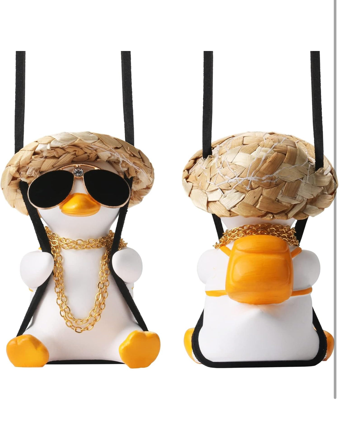 Swinging Duck Car Hanging Ornament