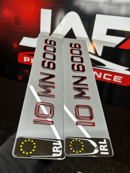 3D Red Tinted Gel Plates