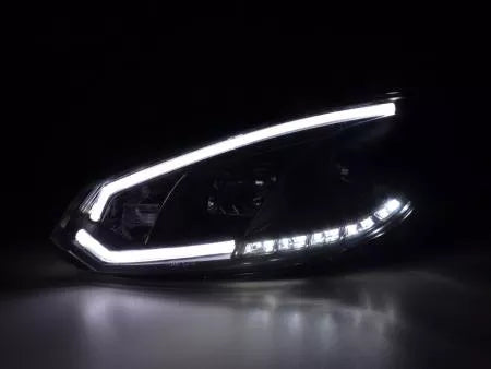 LED daytime running lights VW Golf mk6 08-12 black