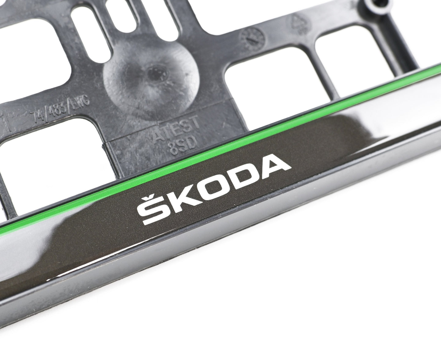 Number Plate Surround Gel Epoxy Dome badges (Pair)