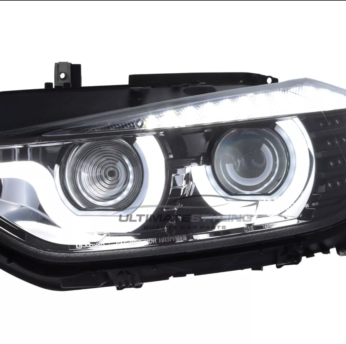 BMW 3 Series F30 F31 2012-2015 Halo LED Angel Eyes Headlights Xenon Look Upgrade