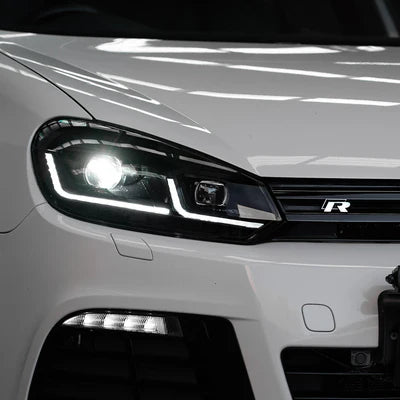 Golf MK6 Headlights MK7.5 Style LED Headlights 2009-13