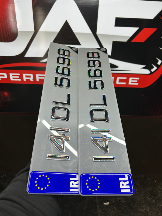 3D tinted Silver gel plates