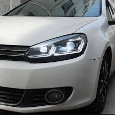 Golf MK6 Headlights MK7.5 Style LED Headlights 2009-13