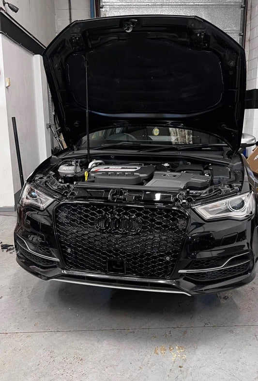 Audi A3 S3 8V ACC Front Honeycomb Grille| 2013-2016 | RS3 Style Gloss Black