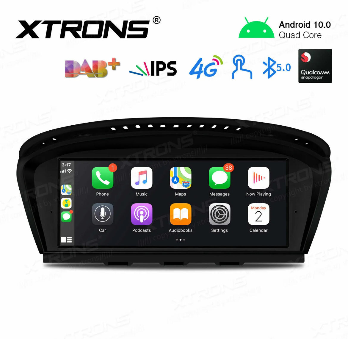 8.8‘’ Android 10 Car Stereo GPS Radio 2+32GB Quad Core For BMW E90 E91 E92 CIC