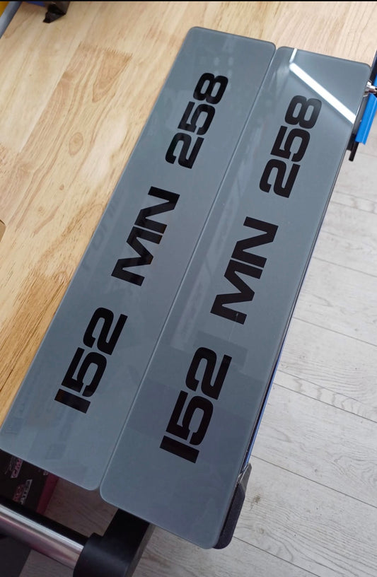 Printed plates Tinted