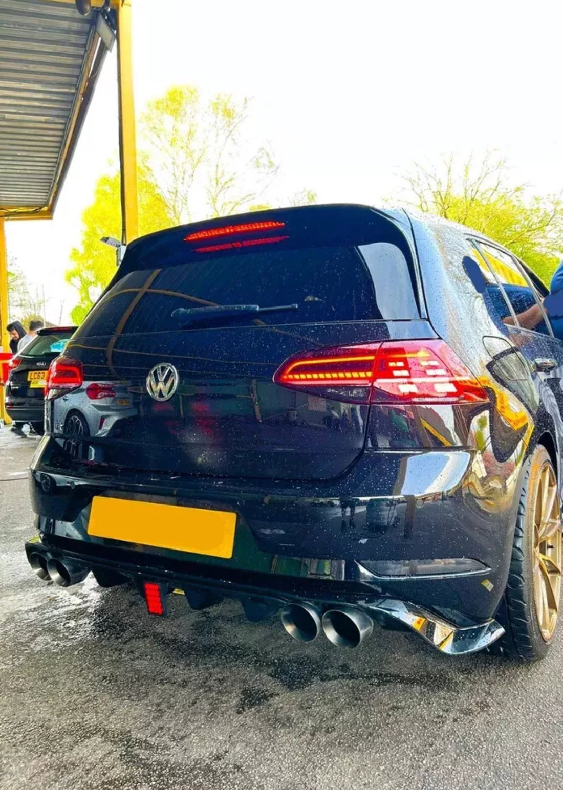 VW Golf GTI MK7.5 'TCR Style' Rear Valance Diffuser 2016-2020 ...