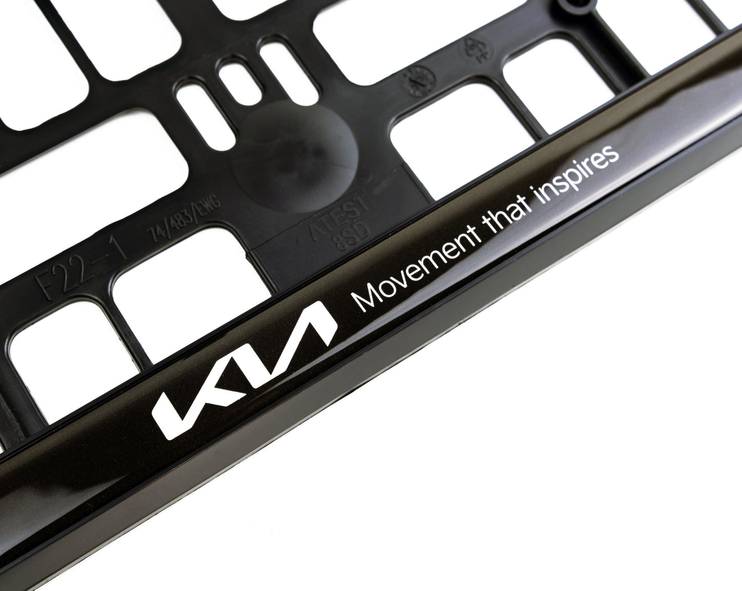 Number Plate Surround Gel Epoxy Dome badges (Pair)