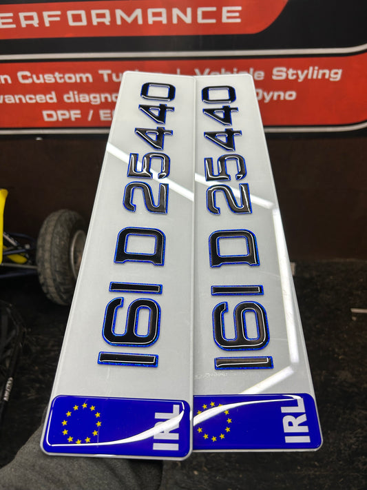 3D blue gel plates