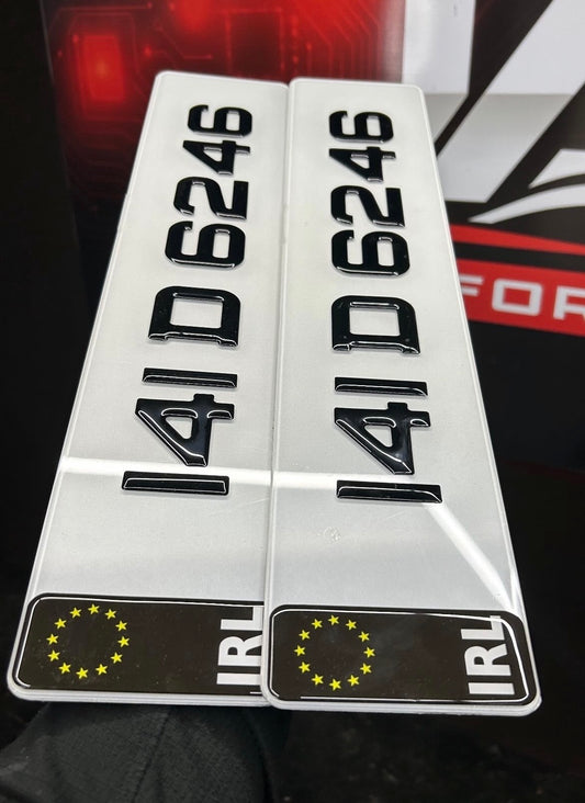 3D black gel plates