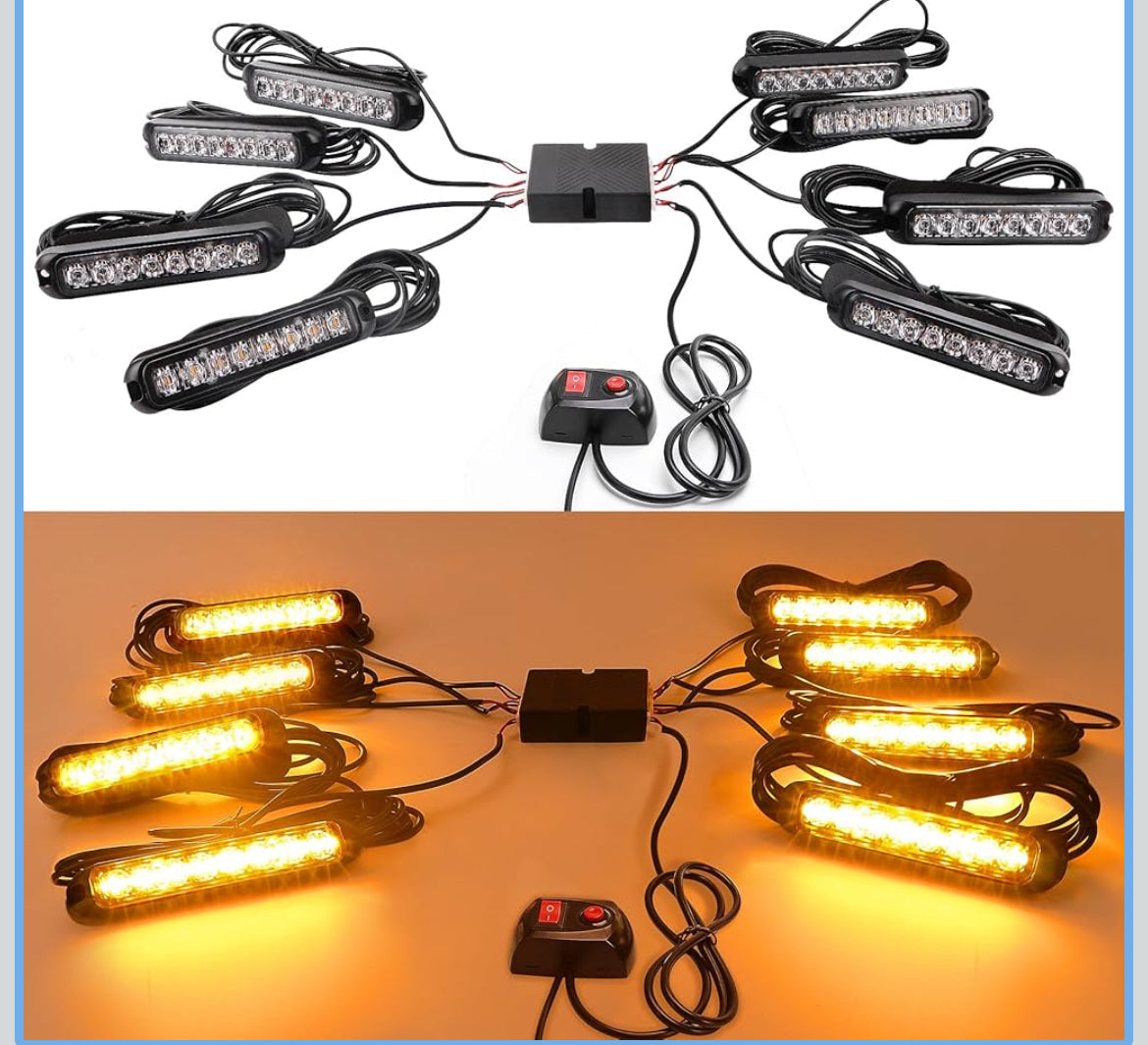 8 Led Plug & Play Strobe kit