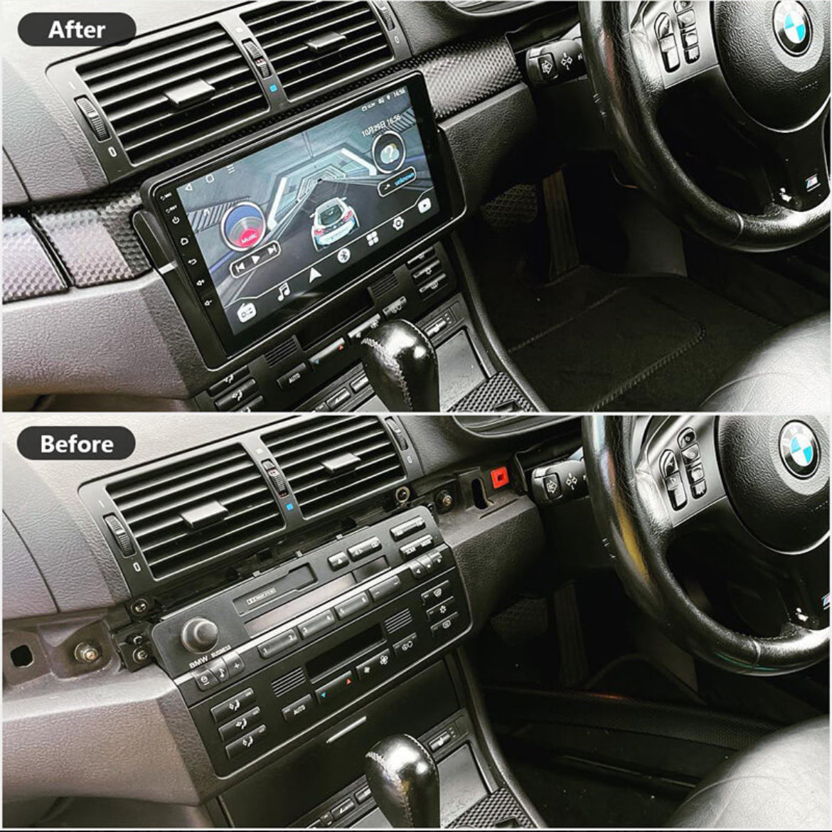 Eonon 8Core 9" Android Car Radio Stereo GPS Sat Nav DSP Head Unit BT For BMW E46