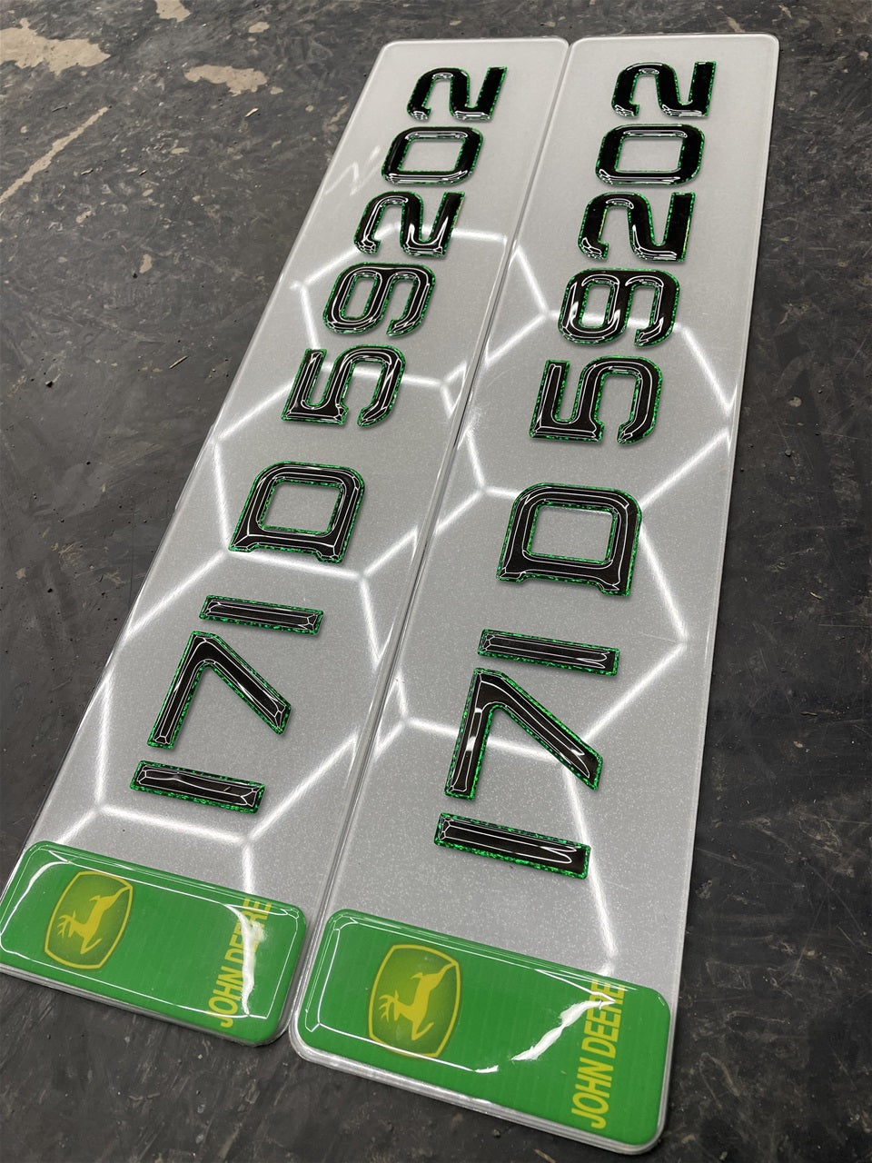 3D green gel plates