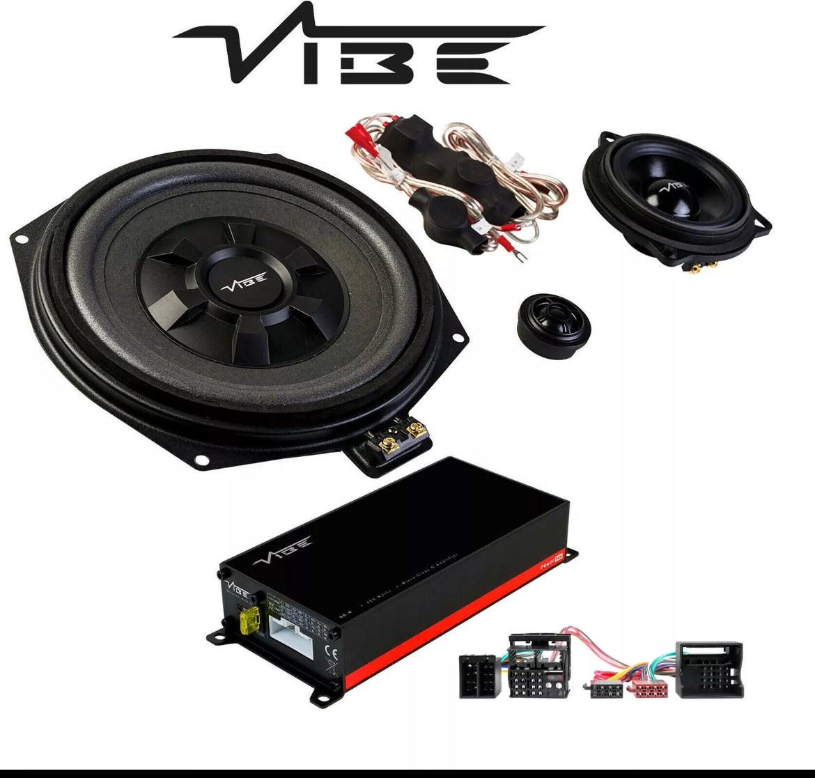 Vibe Car Amplifier + Subwoofer + Speaker Upgrade Kit for BMW 3 Series F30 F31