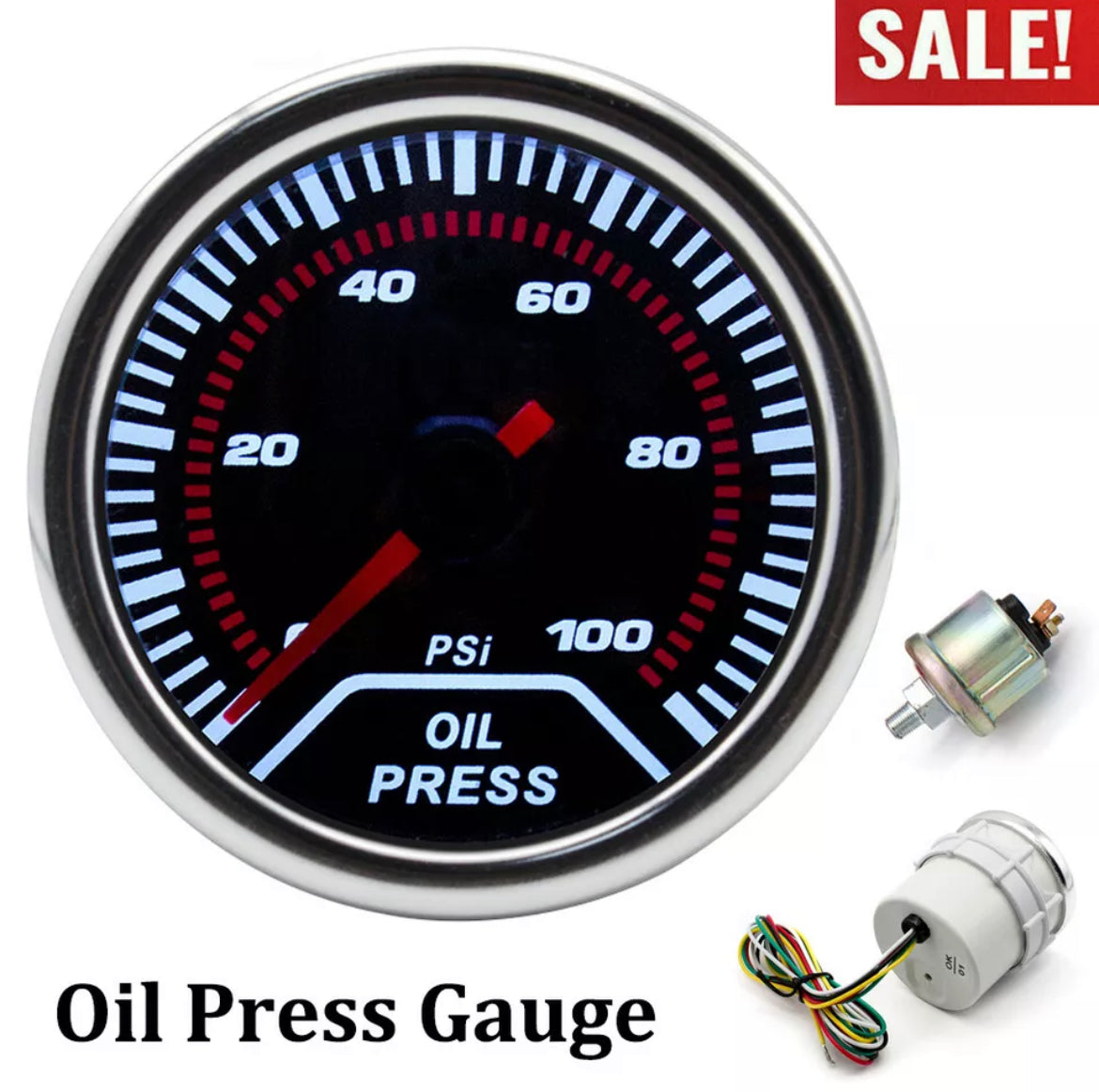 Oil Pressure Gauge & Pod