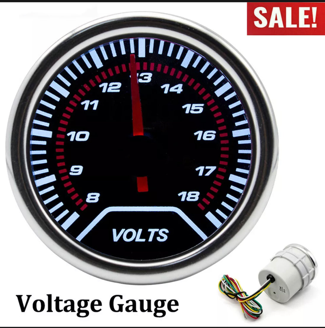 Voltage gauge & Pod JAFperformance